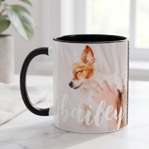 Modernes, spielerisches Foto Tasse
