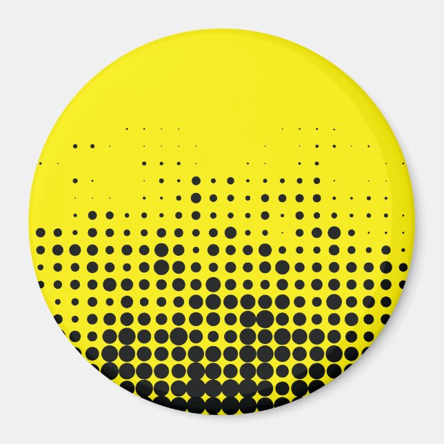 Modernes, spielerisches, urbanes geometrisches Kre Magnet (Vorne)