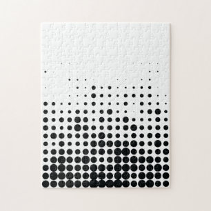 Modernes, spielerisches, urbanes geometrisches Kre Puzzle