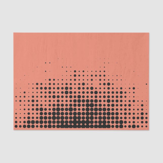 Modernes, spielerisches, urbanes geometrisches Kre Seidenpapier (Vorderseite)