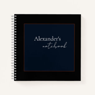 Modernes Spiralnotizbuch Notizbuch