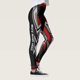Modernes Sportdesign mit Ihrem Namen Leggings