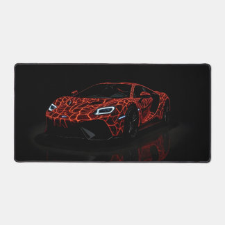 Modernes Sportwagen Schreibtischunterlage