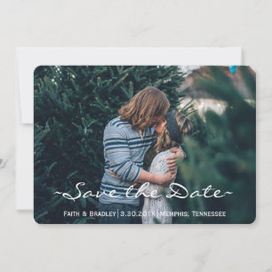 Modernes Spring Paisley Floral Foto SAVE THE DATE
