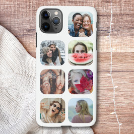 Modernes Square Foto halten Weiß iPhone 11Pro Max Hülle