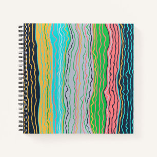 Modernes Squiggles-Notebook Notizbuch