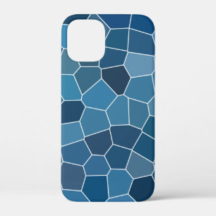 Modernes, stilvolles blaues Muster Case-Mate iPhone Hülle