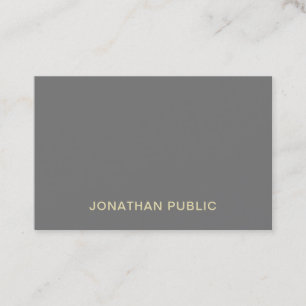 Modernes stilvolles einfacher Entwurf berufliches Visitenkarte