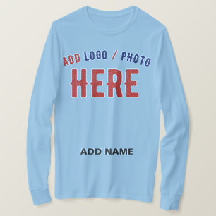 MODERNES, STILVOLLES LICHT BLAU, ÜBERPRÜFT MIT MAR T-Shirt