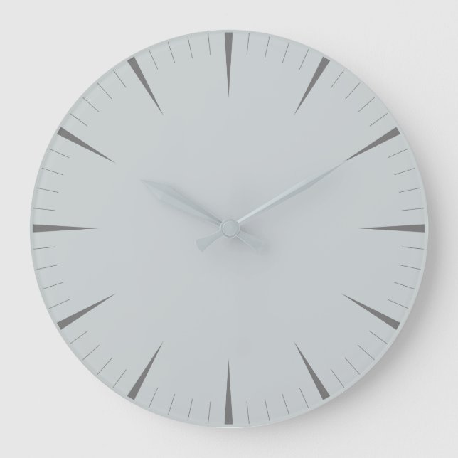 Modernes, stilvolles Minimalistisch Große Wanduhr (Vorderseite)