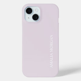 Modernes, stilvolles rosa Monogramm Case-Mate iPhone Hülle