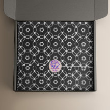 Modernes, stilvolles Schwarz-Weiß-Muster