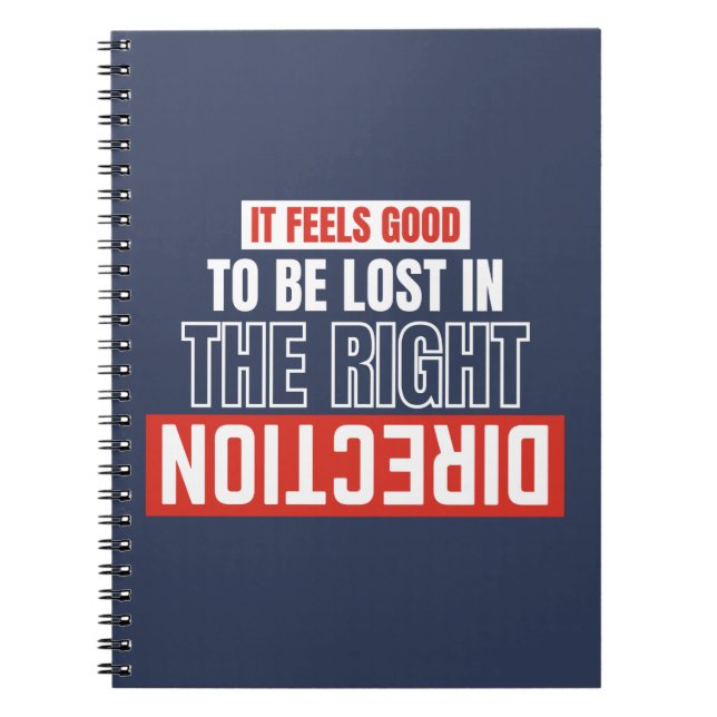 Modernes stilvolles Travel Journal Backpacker Note Notizblock (Vorderseite)