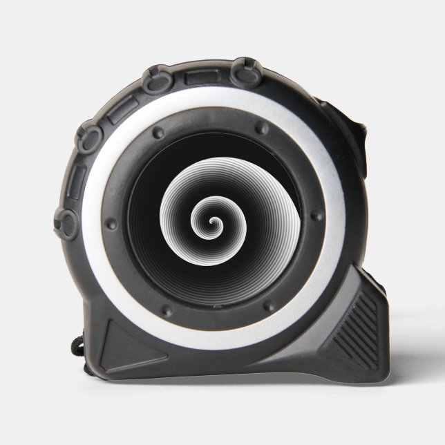 Modernes, stilvolles Twirl-Muster Maßband (Vorderseite)