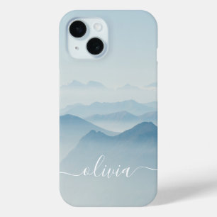 Modernes, stilvolles Watercolor Monogram Case-Mate iPhone Hülle