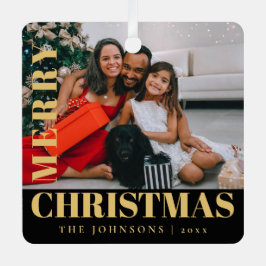 Modernes, stilvolles Weihnachtsfamilienhaus Foto M Ornament Aus Metall