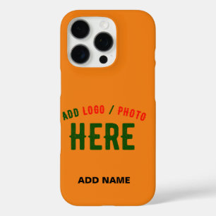 MODERNES STYLISCH-MODERNES KUSTOM-DUNKELORANGE-VER iPhone 16 PRO HÜLLE
