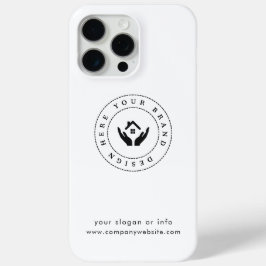 Modernes Stylist mit bearbeitbarem Logo und Text Case-Mate iPhone Hülle