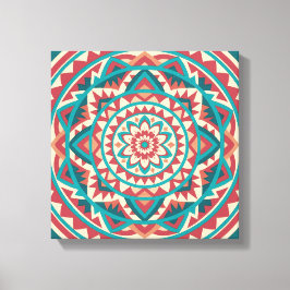 Modernes Südwestmandala Leinwanddruck