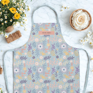 Modernes Summer Blue Stilvolle Chic Trendy Schürze