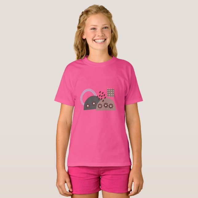 Modernes Summer Kids Boho T-Shirt (Vorne ganz)