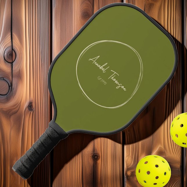 Modernes Süßolive aus dem Mittelalter | Name des S Pickleball Schläger (Von Creator hochgeladen)