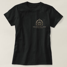 Modernes T-Shir-Logo für die Werbeaktion mit Real- T-Shirt