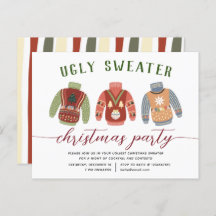 Modernes Tacky Ugly Sweater Weihnachts-Party