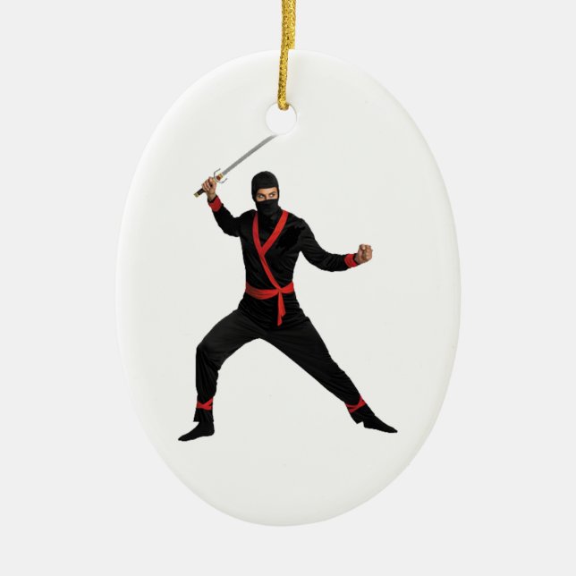 MODERNES TAGNINJA KERAMIKORNAMENT (Vorne)