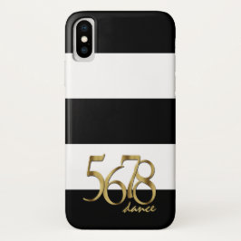 Modernes Tanztempozähler- und Stripmuster Case-Mate iPhone Hülle