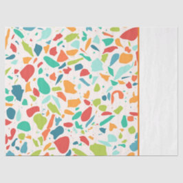 Modernes Terrazzo Farbenfrohe Architektur Design Seidenpapier