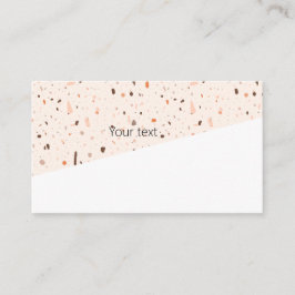 Modernes Terrazzo Visitenkarte