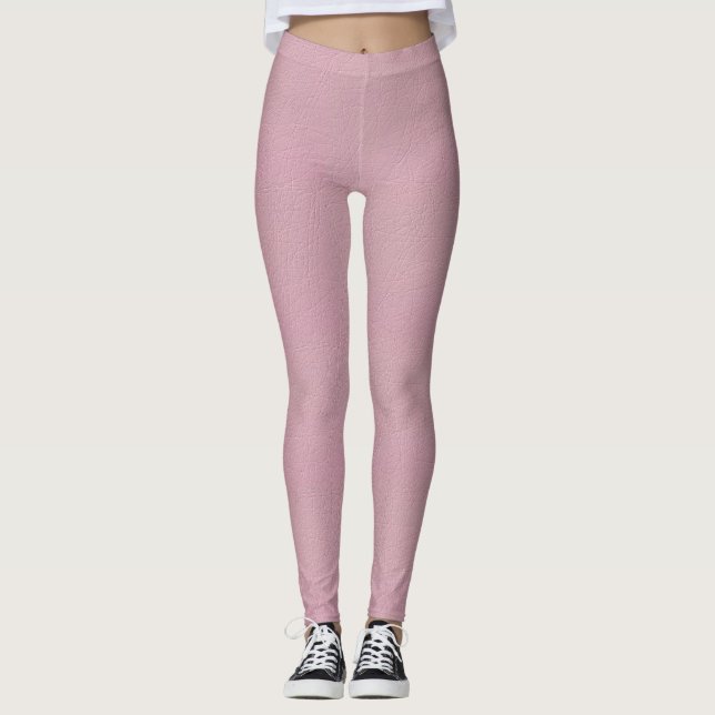 Modernes Texturlook Elegante Abstrakte Vorlage Leggings (Vorderseite)