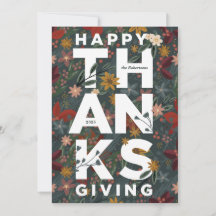 Modernes Thanksgiving mit Vintagen Florals