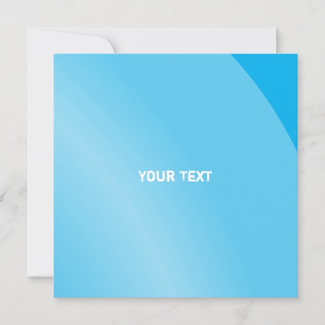 Modernes Tourquise Modernes schattiertes QR-Code Karte (Vorderseite)