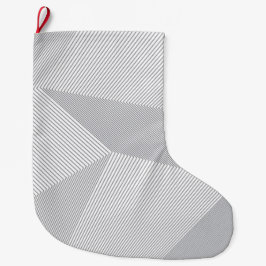 Modernes, trendiges, cooles, einfaches, künstleris großer weihnachtsstrumpf