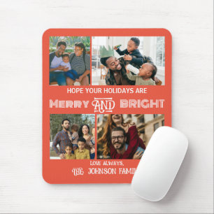 Modernes trendiges Foto aus Merry und Helle Family Mousepad