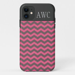Modernes, trendiges, klassisches Rosa & Kaffee Zic Case-Mate iPhone Hülle