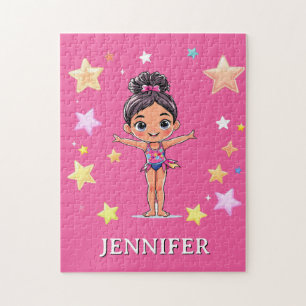 Modernes Trendsetter Personalisiert Gymnastik Gymn Puzzle