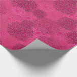 Modernes, trendy floral Muster Geschenkpapier<br><div class="desc">Ein hübsches modernes Blumenmuster in Fuschia- und Rosatönen.</div>