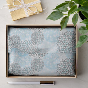 Modernes, trendy floral Muster Seidenpapier
