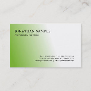 Modernes Trendy glattes berufliches Visitenkarte