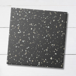 Modernes trendy Gray Terrazzo Muster Fliese