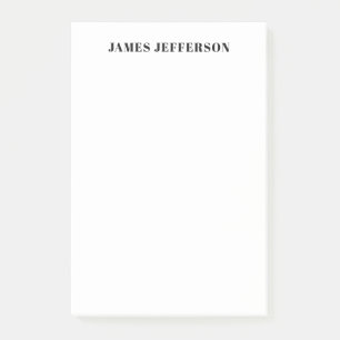 Modernes Trendy Minimalistisch Schlicht Post-it Klebezettel