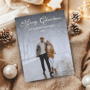 Modernes, trendy Minimalistisches Foto für die Wei Postkarte