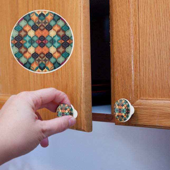 Modernes Trendy Retro Keramikknauf (Von Creator hochgeladen)