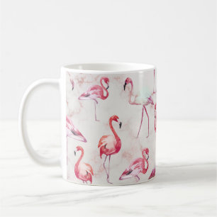 Modernes tropisches Flamingo Kaffeetasse