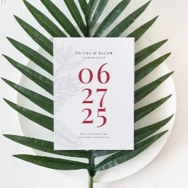 Modernes tropisches Save the Date