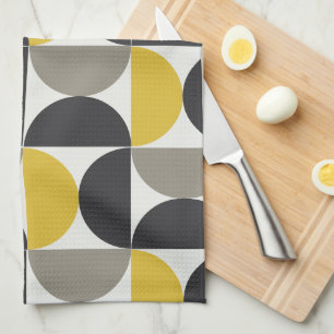 Modernes Turmergunmetall aus dem Mittelalter Geschirrtuch