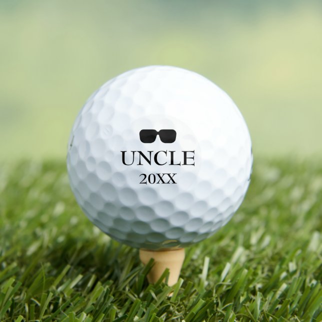 Modernes Typografie-UNCLE etabliert Golfball (Insitu T-Shirt)